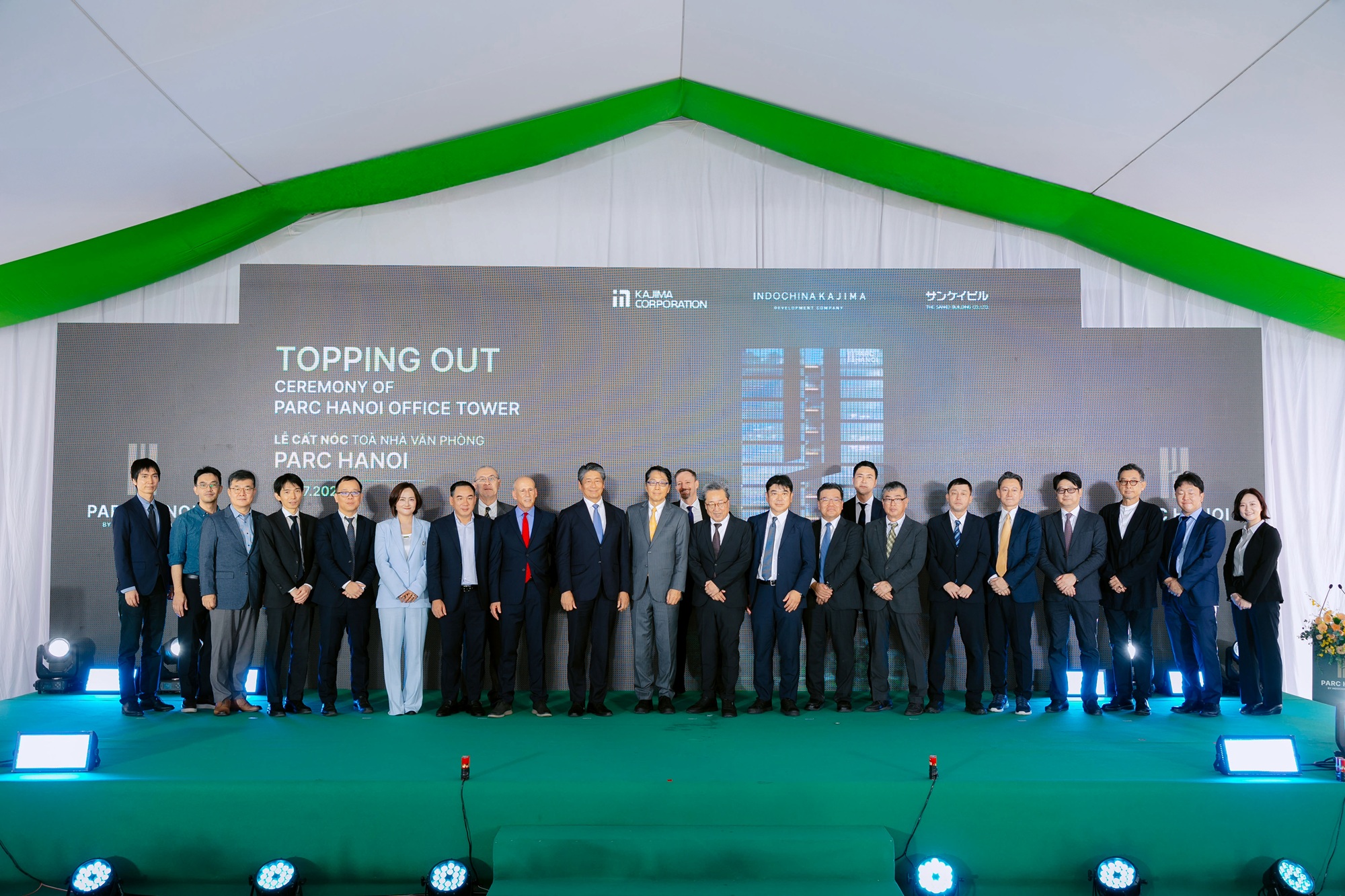 Parc Hanoi Topping Out ceremony